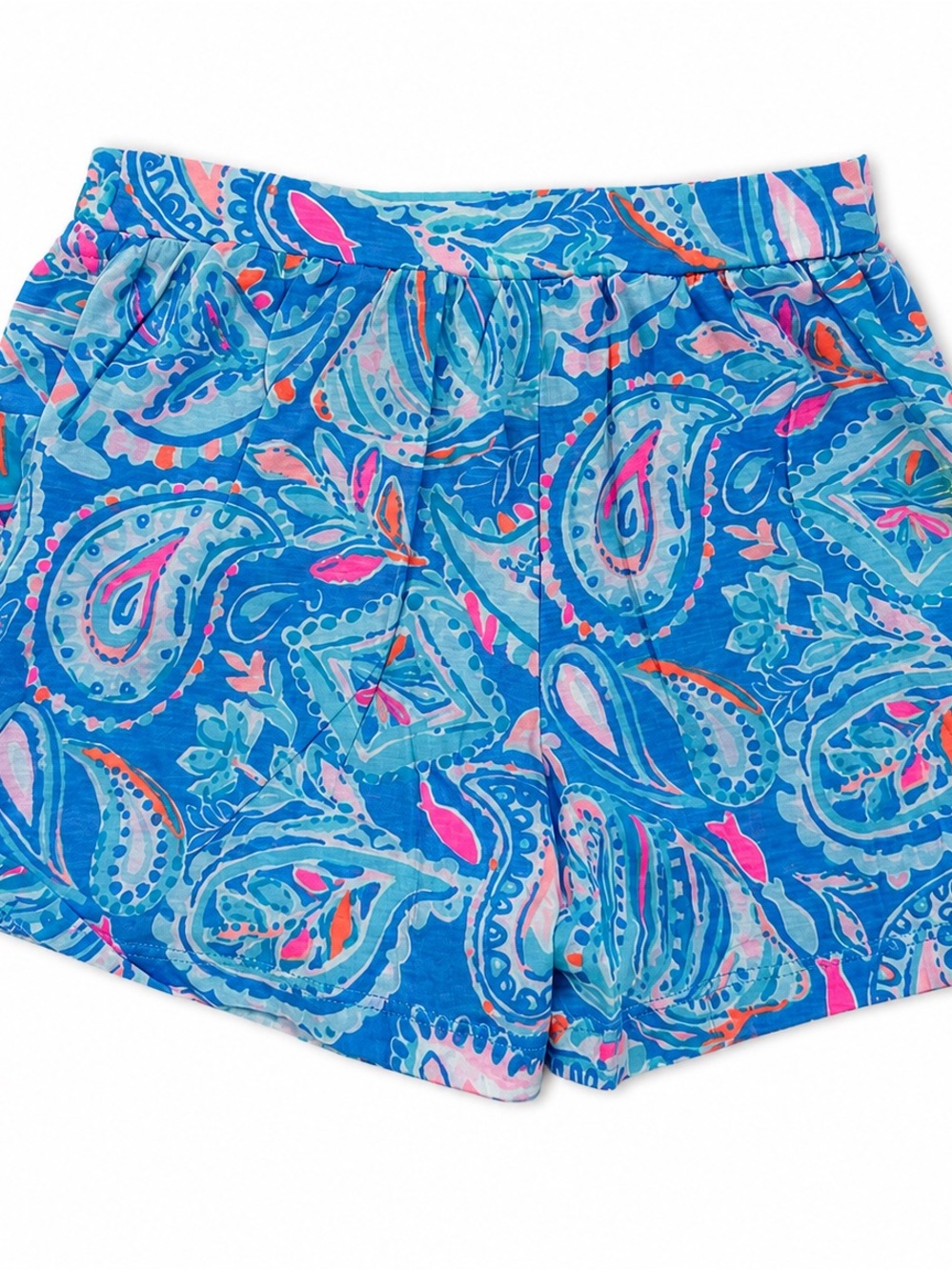 NWOT Lilly Pulitzer Girls Zanzibar Blue Fish Kiss" Print